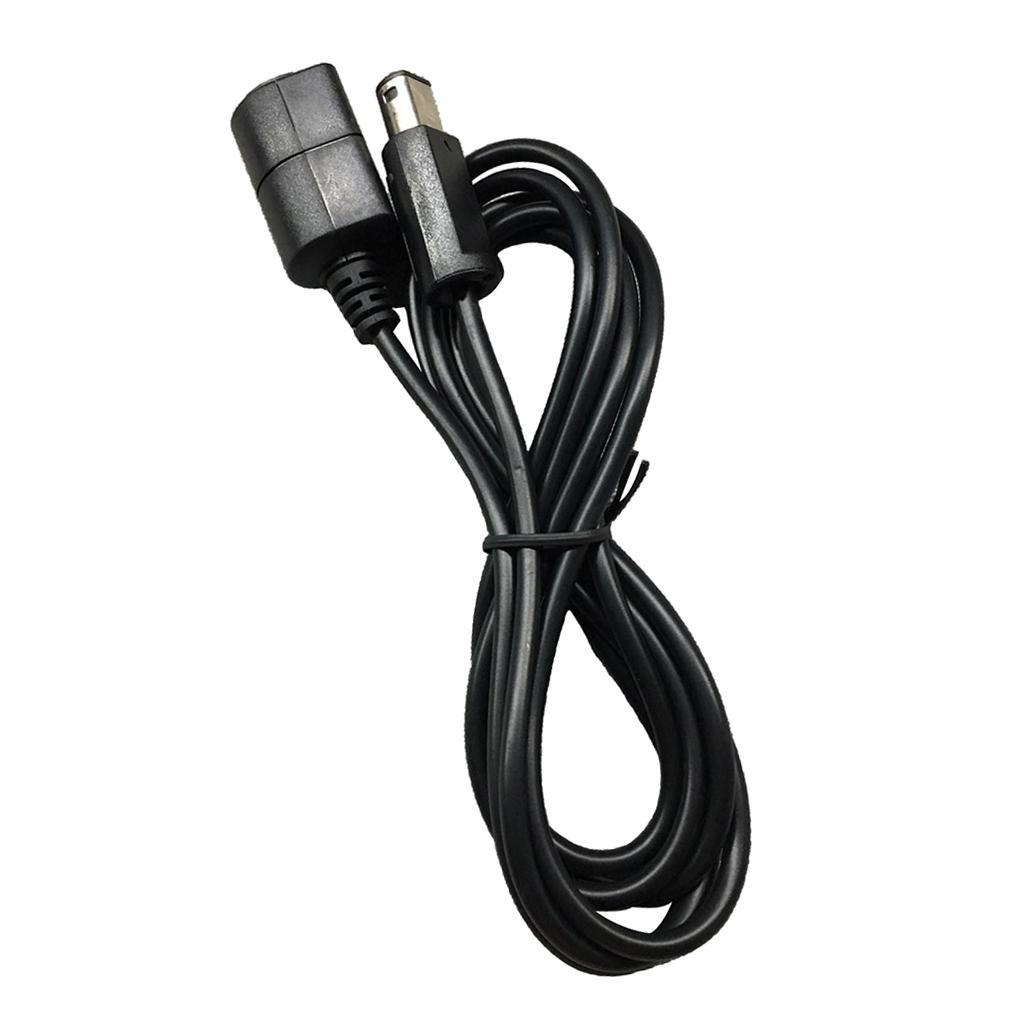 1.8m Controller Extension Cable Cord for Nintendo GameCube NGC Controllers - Black
