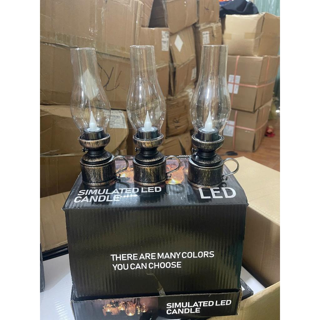 Đèn Thờ cổ điển - dùng pin thiết kế cổ điển trang trí dùng làm đèn thờ - giao mầu ngẫu nhiên - đồng