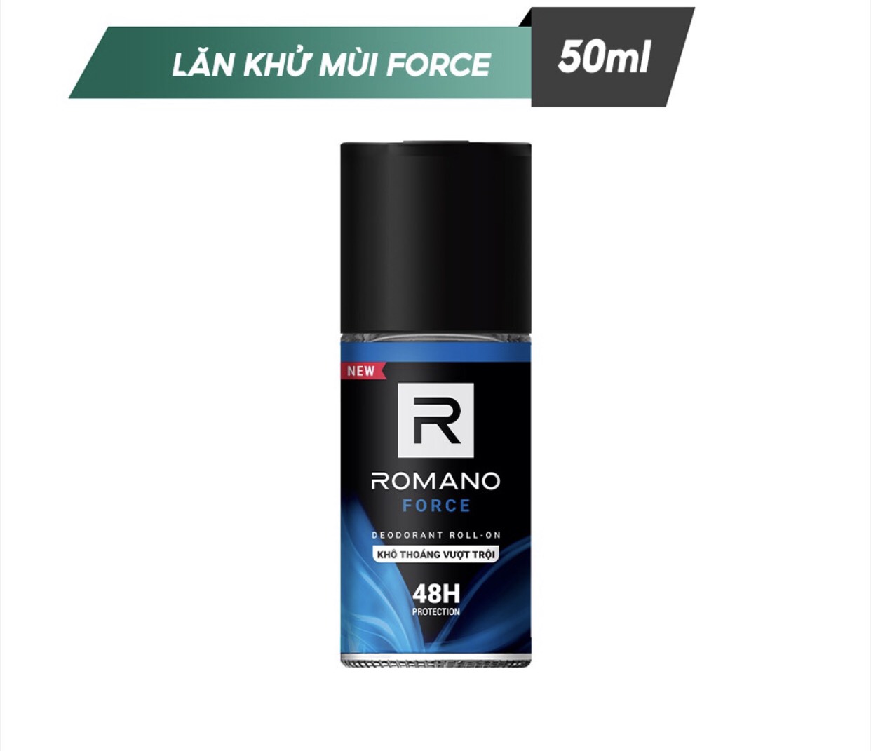 Combo Dầu gội Romano Force 650ml+Lăn khử mùi Romano Force 50ml