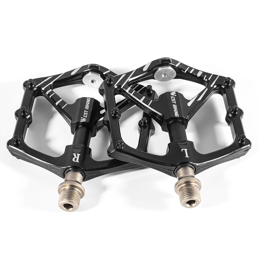 Bàn đạp xe đạp WEST BIKING bằng hợp kim nhômcao cấp với vòng bi từ tính