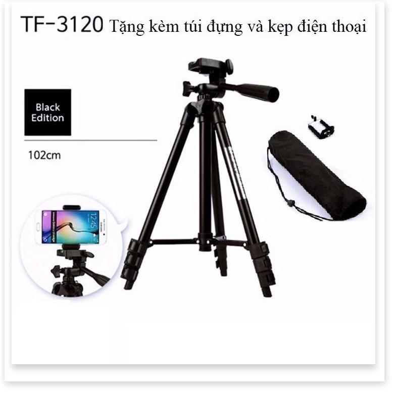 ️️️ GẬY 3 CHÂN TRIPOD TF 3120 MẪU MỚI 2020 DỤNG CỤ LIVESTREAM BÁN HÀNG QUAY TIKTOK