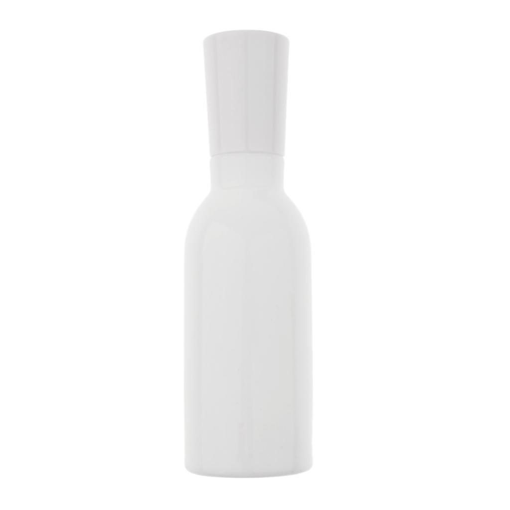 White Glass Empty Makeup Face Cream Bottle Pump Spray Container Travel 150 ml