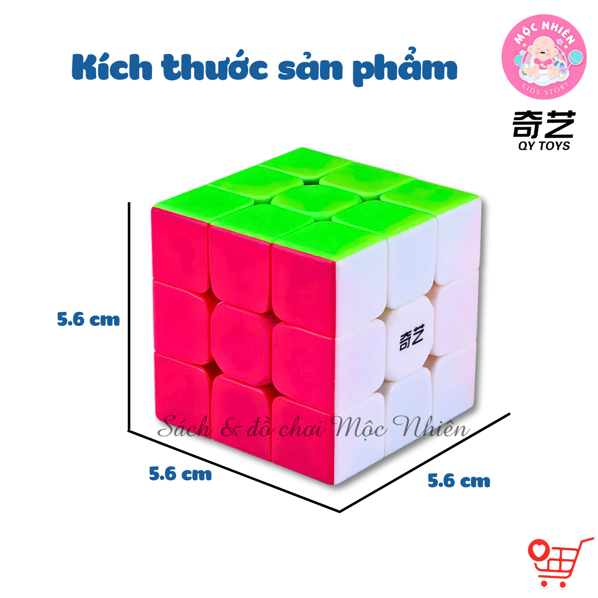 Đồ chơi trí tuệ Rubik Qiyi QY TOYS – Stickerless 2x2 3x3 4x4 5x5 Pyraminx Skewb Megaminx Square-1 Windmill Dino Axis