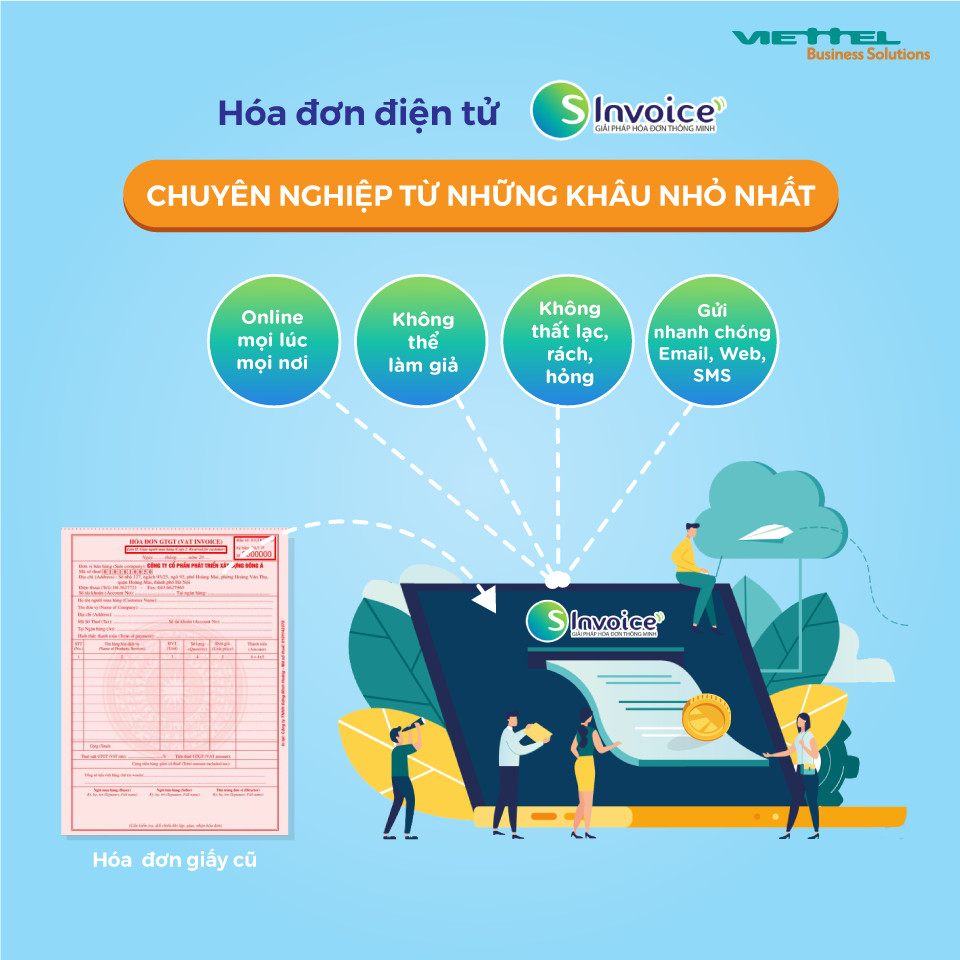 Phần mềm hóa đơn điện tử Viettel Sinvoice- Gói 7000 hóa đơn điện tử Viettel - HÀNG CHÍNH HÃNG 100%