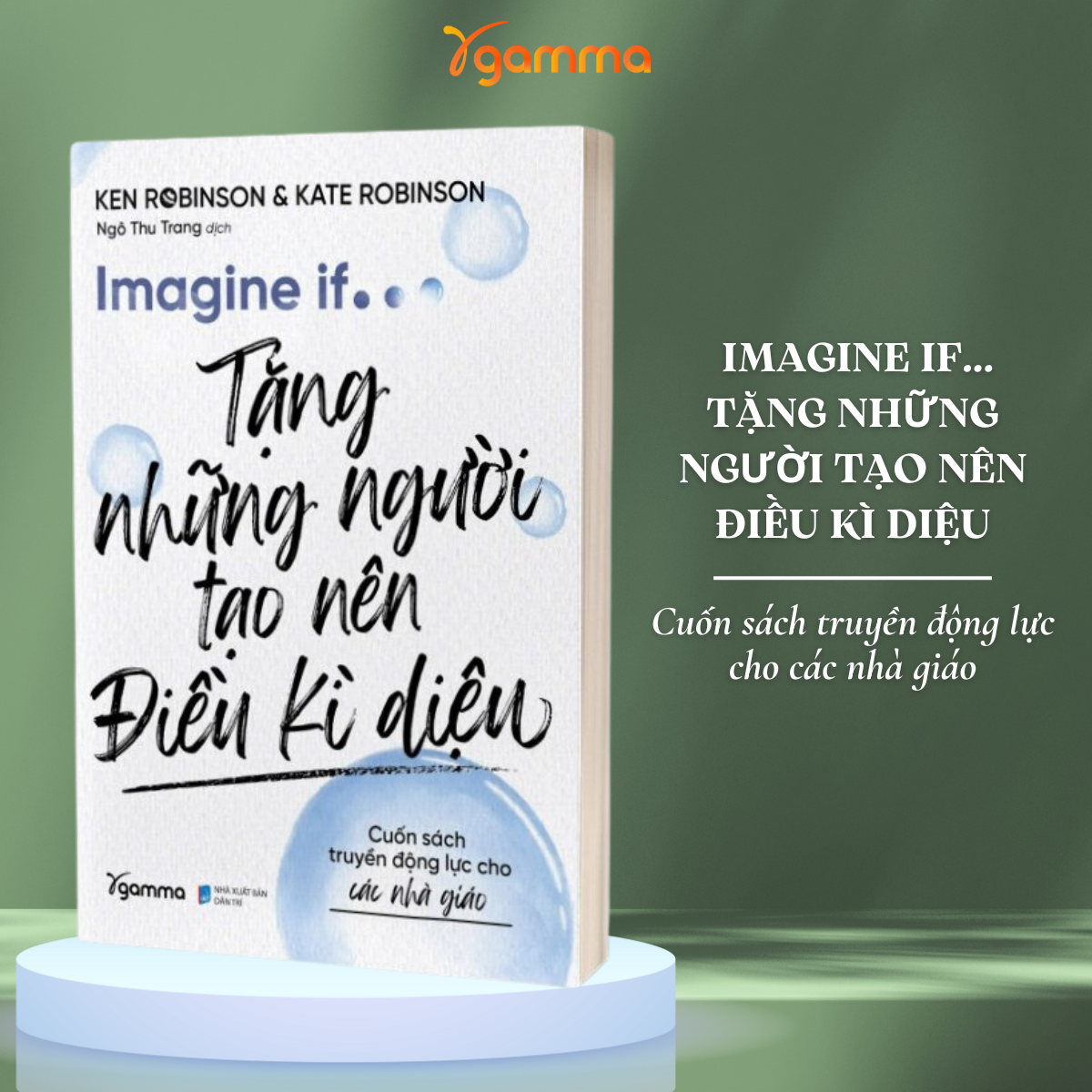 Imagine If ....Tặng Những Người Tạo Nên Điều Kì Diệu - Cuốn Sách Truyền Động Lực Cho Các Nhà Giáo (Ken Robinson &amp;Kate Robinson)