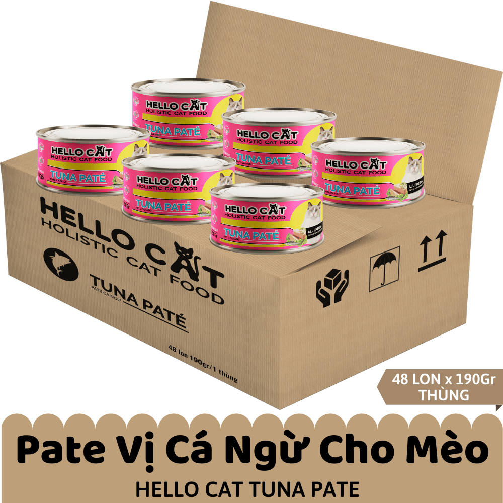Pate Cho Mèo Mọi Độ Tuổi Vị Cá Ngừ - Hello Cat Tuna Pate