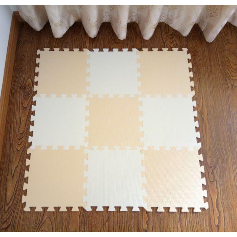 Thảm trắng và xám 30*30