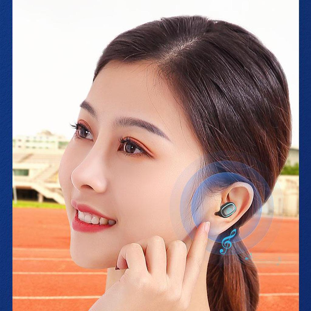 TWS Bluetooth Earbuds, True Wireless Stereo Bluetooth 5.0 Earphones with Charging Case, 30H Playtime Fingerprint Touch Control Deep Bass Headset