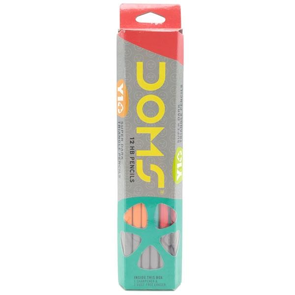 Hộp 12 Bút Chì Gỗ DOMS Y1+ HB 7151