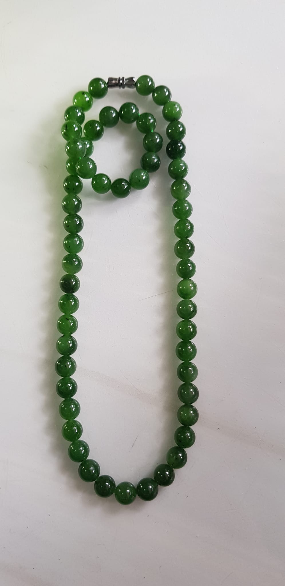 Vòng chuỗi đeo cổ Nữ mới đẹp Đá ngọc jade hay ngọc phật xanh tự nhiên  Size 8mm màu xanh ngọc bích bóng sang đẹp hợp mệnh thủy mộc hỏa Quà tặng ý nghĩa cho Mẹ, mình và người thân ý nghĩa ạ