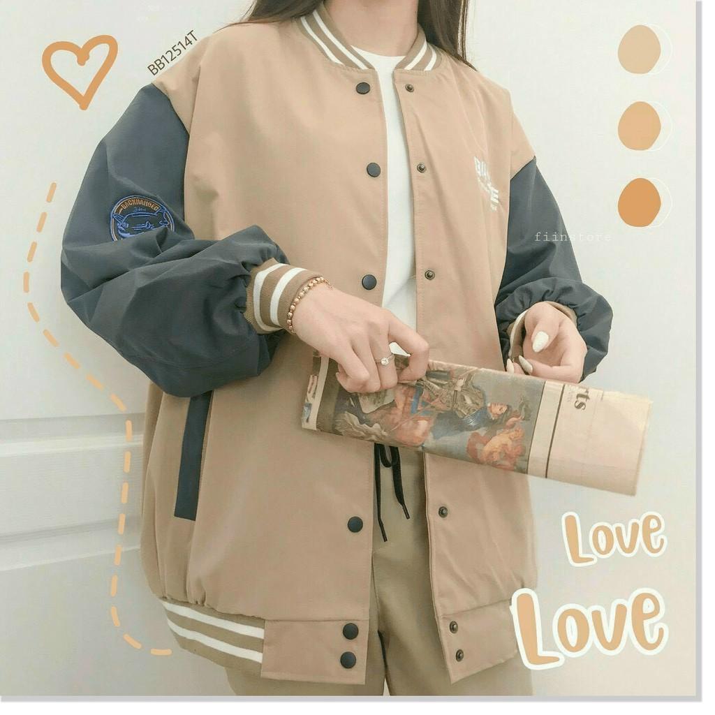 Áo khoác dù bomber FORM RỘNG