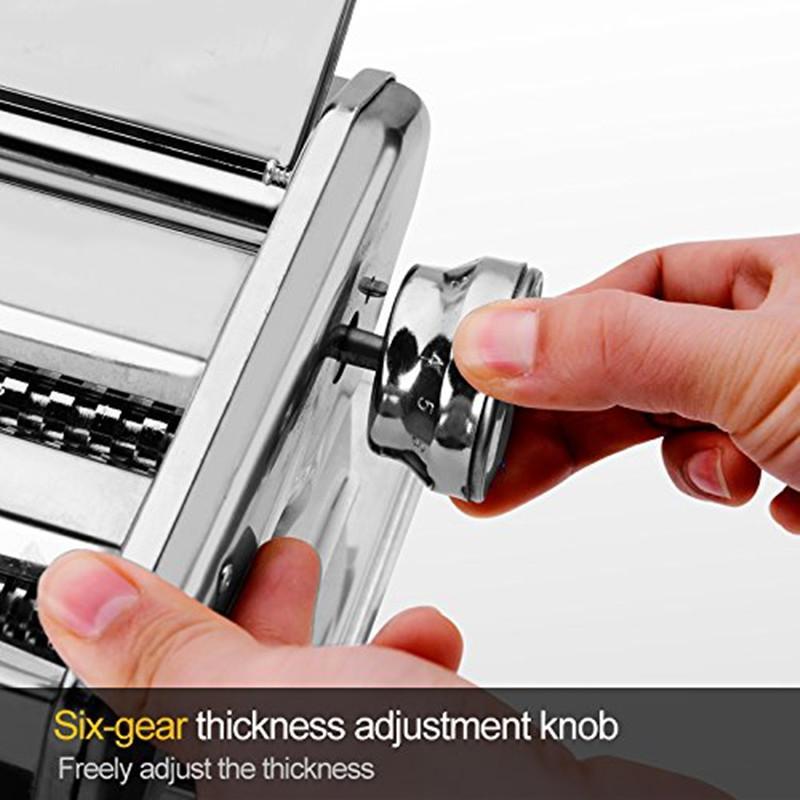 Stainless Steel 3-Cutting Dies Pasta Lasagne Spaghetti Maker Machine Cutter