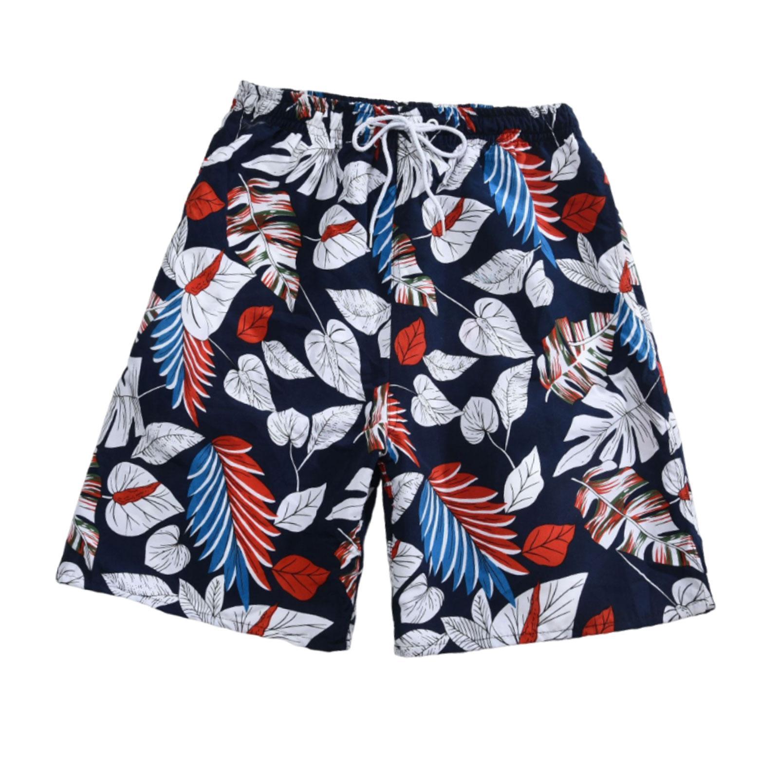 Beach Shorts Men Summer Shorts Breathable Lightweight Trendy Beach Swimsuit Swimming Trunks for Shopping Sports Drifting Travel Party