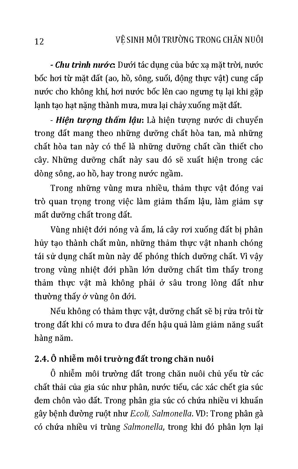 Nông Nghiệp Xanh, Sạch - Vệ Sinh Môi Trường Trong Chăn Nuôi (Tái bản 2025)