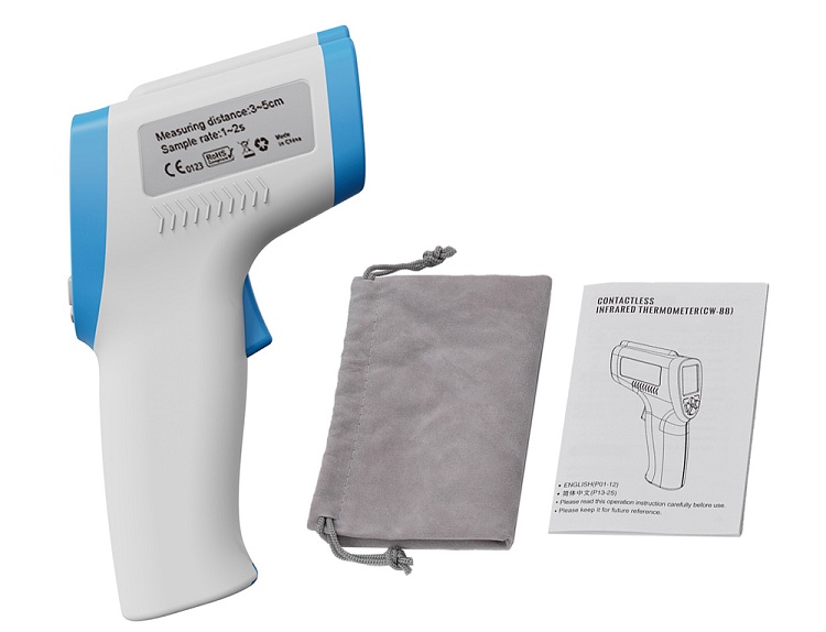 Nhiệt kế hồng ngoại đo nhiệt độ độ ẩm cho người lớn và trẻ em DT-8806C