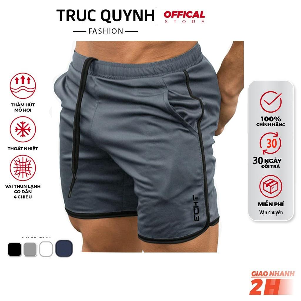 Quần Đùi Thun lạnh Thể Thao Nam Quần Đùi Tập Gym Nam Chất liệu vải co giãn 4 chiều QSGM001
