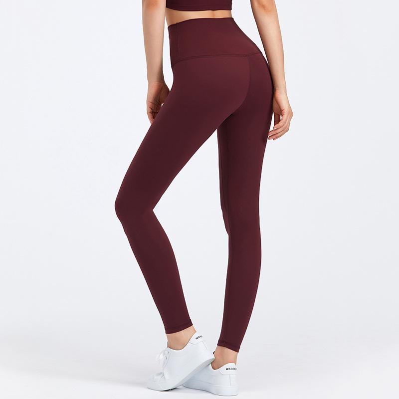 Hàng Mới 75% Nylon 25% Spandex Fintess Quần Thể Thao Thun Cao Cấp Gợi Cảm Quần Legging Tập Yoga Chạy Bộ Nữ Quần Tập Gym Quần Áo