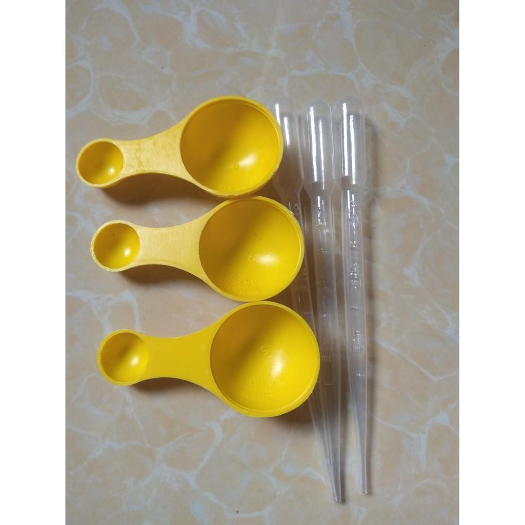 Bộ đo lường phân bón - 3 muỗng và 3 ống