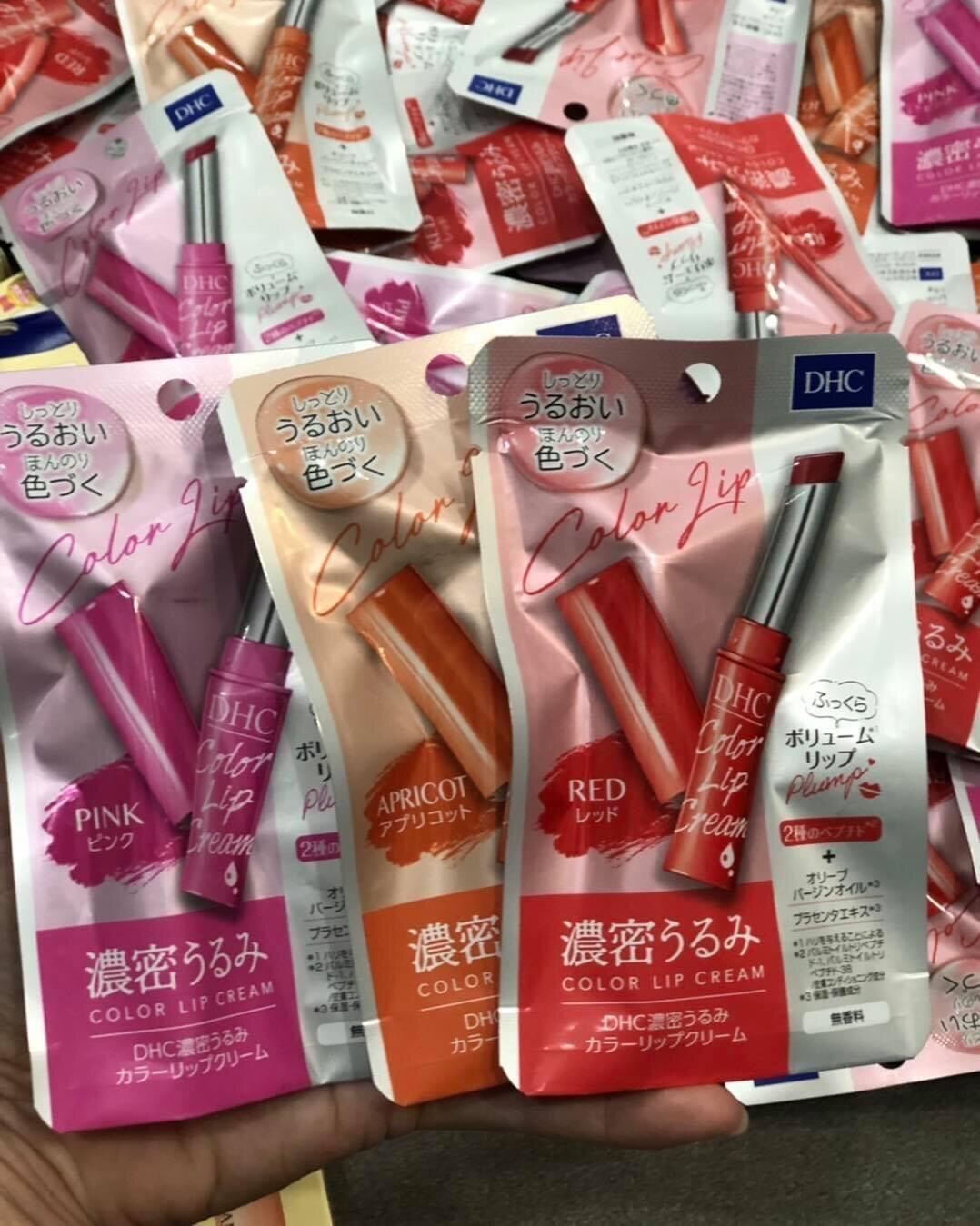 Son dưỡng có màu DHC Color Lip Cream 1.5g ( mẫu 2021 )