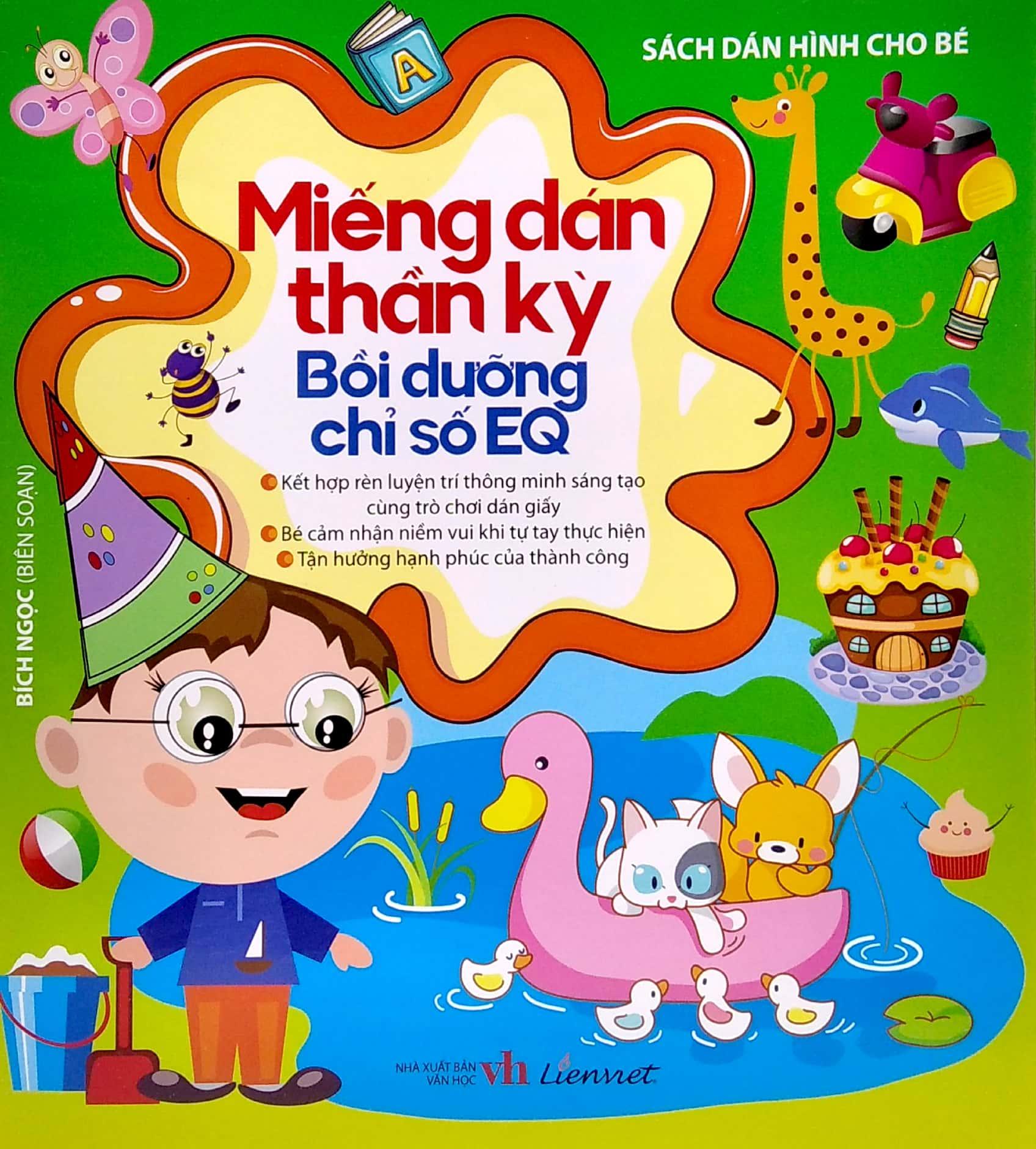 Sách Dán Hình Cho Bé - Miếng Dán Thần Kỳ - Bồi Dưỡng Chỉ Số EQ
