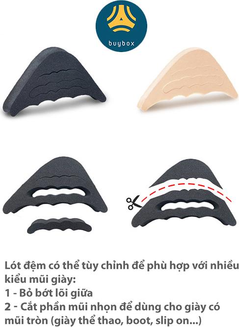 Combo 03 phụ kiện chuyên dùng mang giày cao gót êm chân (mũi tròn) - buybox - BBPK09-11-50