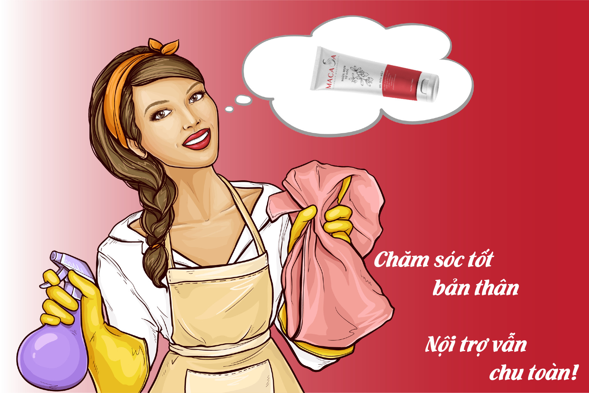 Gel rửa mặt Macrobiotic Cleanser Macrobiotic Macasa thế hệ mới vừa làm sạch ngăn ngừa mụn, se khít lỗ chân lông, vừa dưỡng da mềm mịn trắng sáng