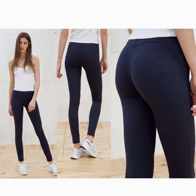 Quần legging nâng mông chất vải cotton co giãn