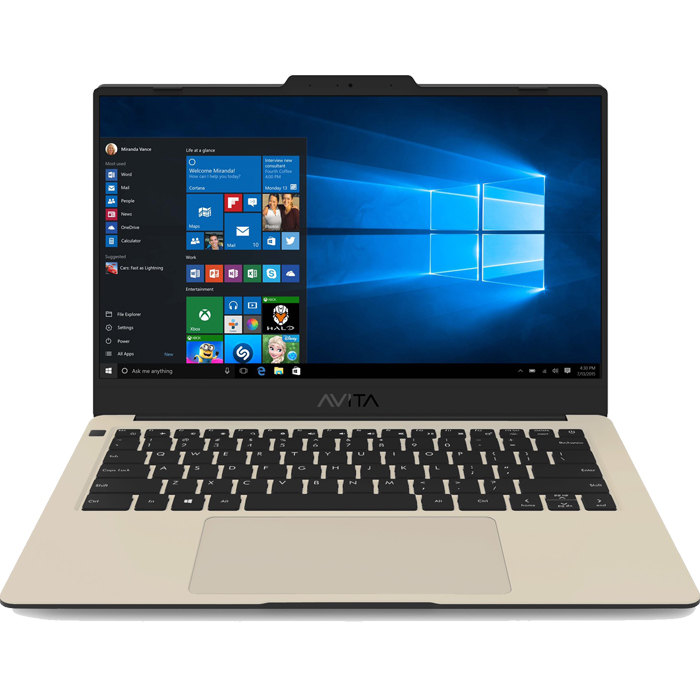 Laptop Avita Liber V14 NS14A8VNW561-UGAB (AMD R7-3700U/ 8GB DDR4 2400MHz/ 512GB SSD M.2 SATA/ 14 FHD IPS/ Win10) - Hàng Chính Hãng