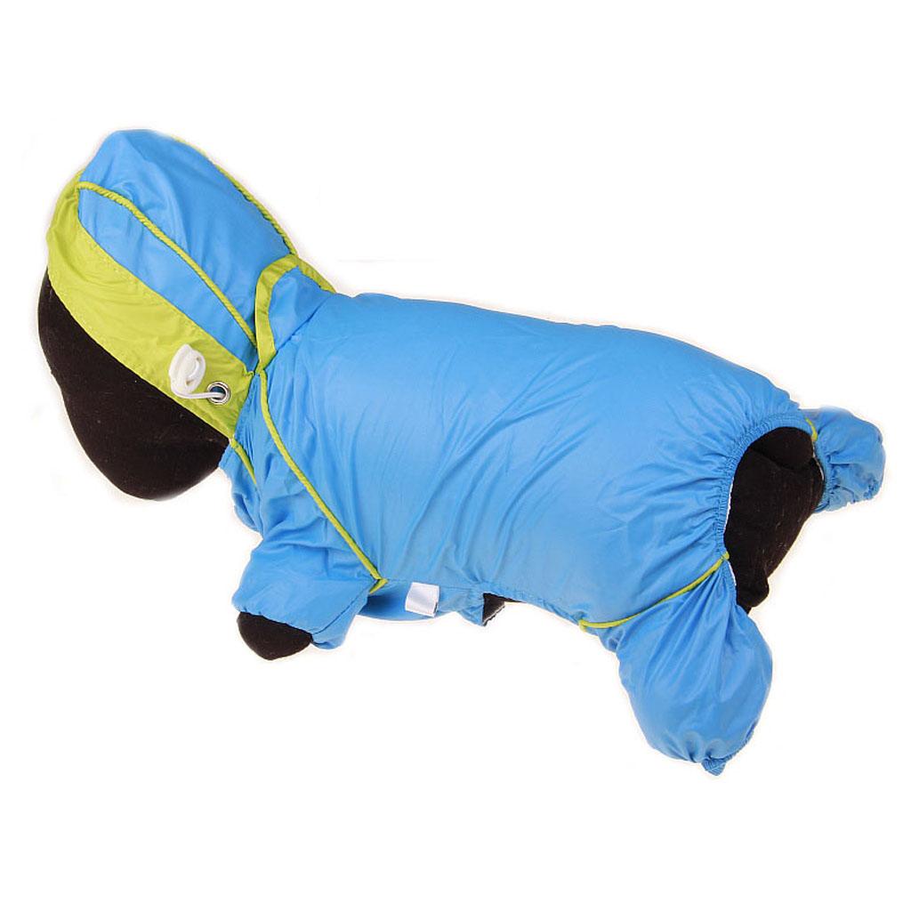 Small Medium Large Pet Dog Cat Four-Legs Raincoat Waterproof with Hood Rain Cover Jackets Coats Rainwear