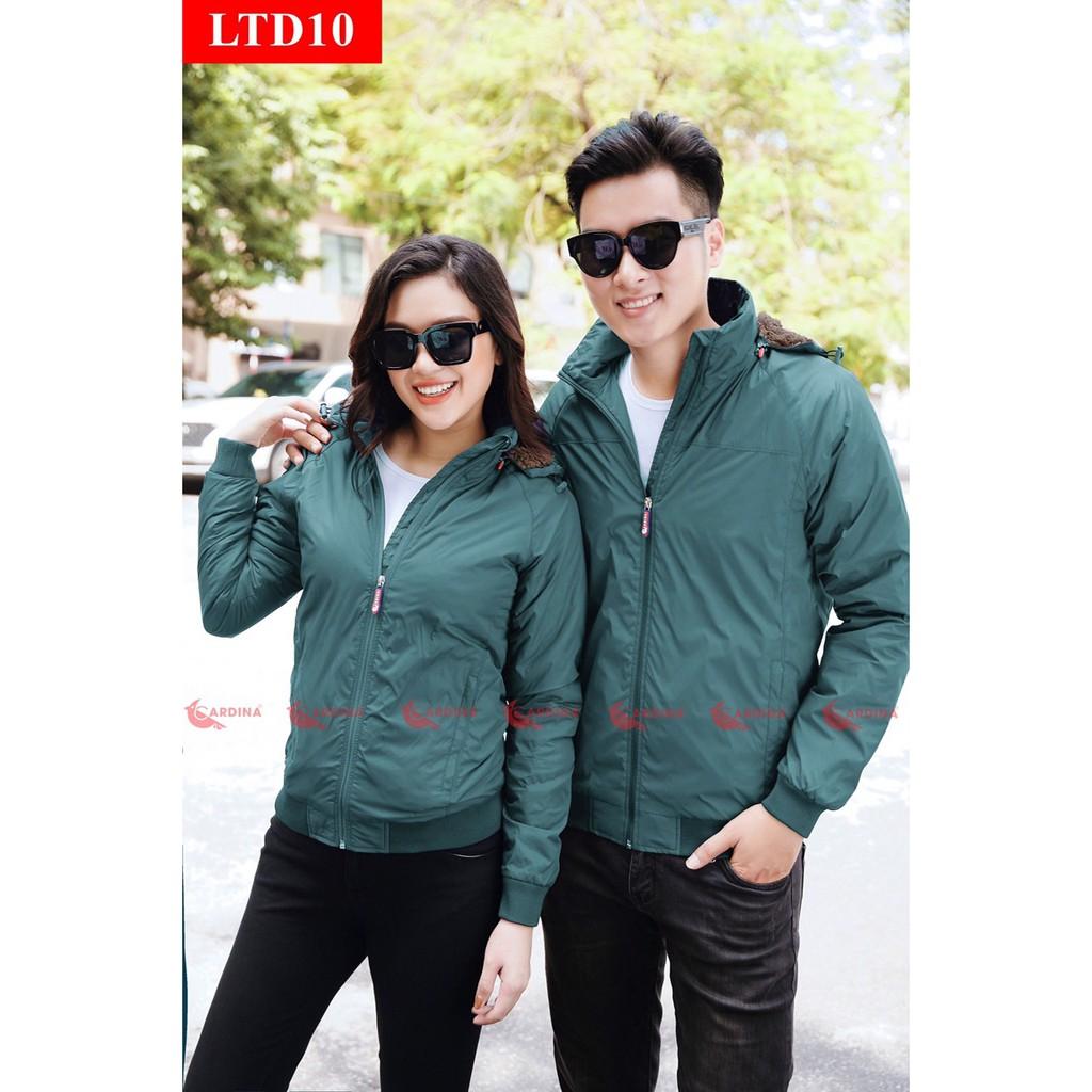 Áo Gió Đôi Nam Nữ 2 Lớp Lót Lông Cừu Cao Cấp Siêu Nhẹ, Siêu Ấm, Cản gió, Chống thấm nước