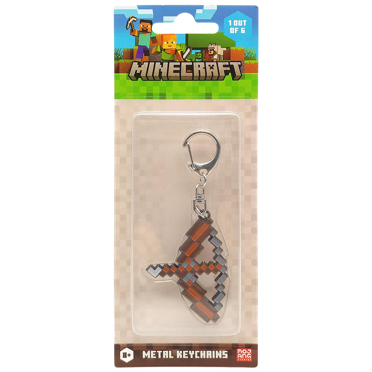 Móc Khóa Minecraft Bằng Kim Loại Mẫu 2 - Mojang Studios BOW/MC6010