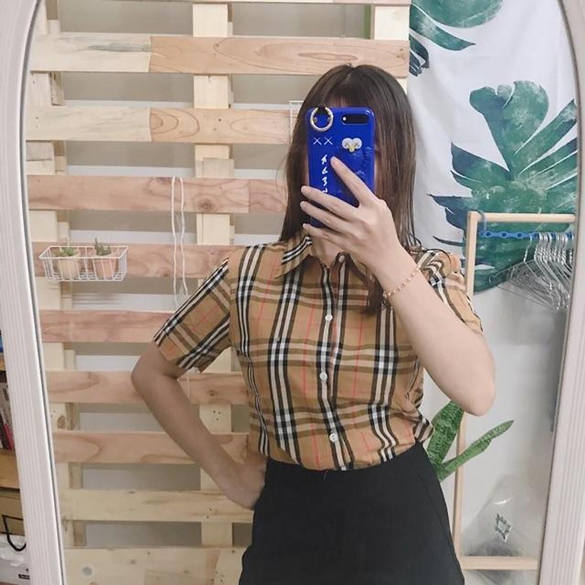 Áo sơ mi caro, áo sơ mi bbr không túi giá rẻ