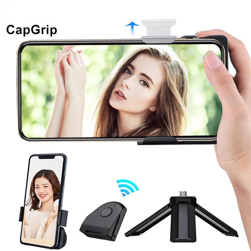 Tay cầm chụp ảnh cho điện thoại tích hợp bluetooth Ulanzi CapGrip 3 In 1 chắc chắn và chống rung