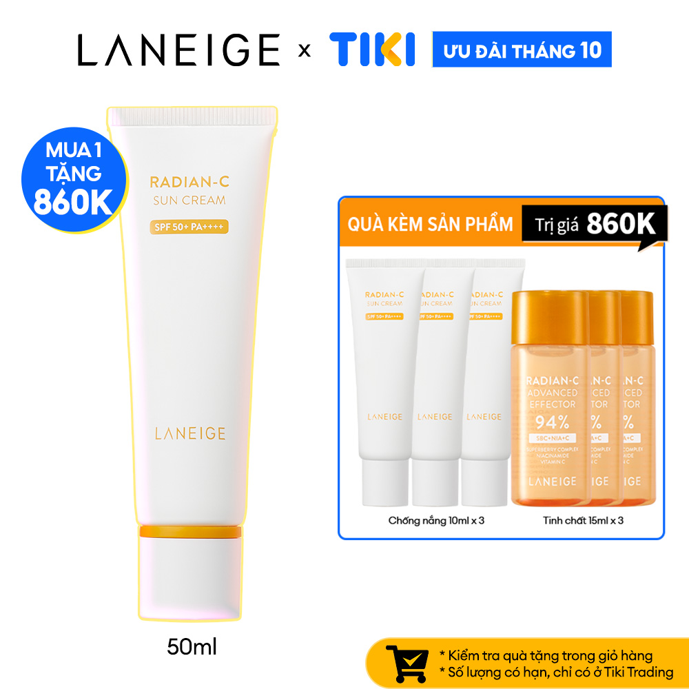 Kem Chống Nắng Laneige Radian-C Sun Cream 50ml