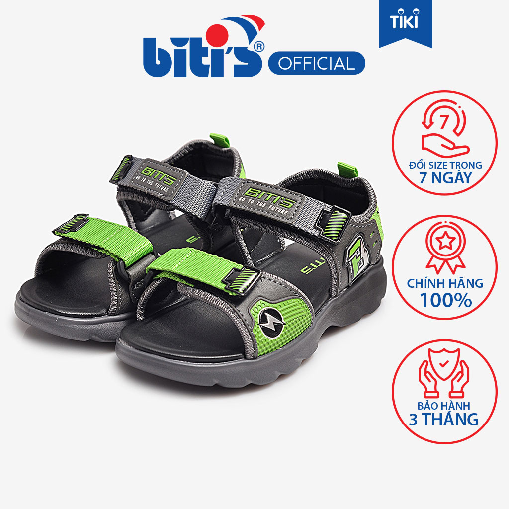 Sandal Eva Phun Bé Trai Biti's BEB001600XAM (Xám)