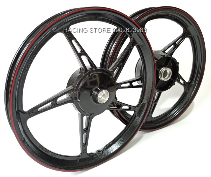 MÂM-VÀNH YA RC 1 ĐĨA CÂY LỚN CHỈ ĐỎ GẮN CHO XE SIRIUS,JUPITER,TAURUS
