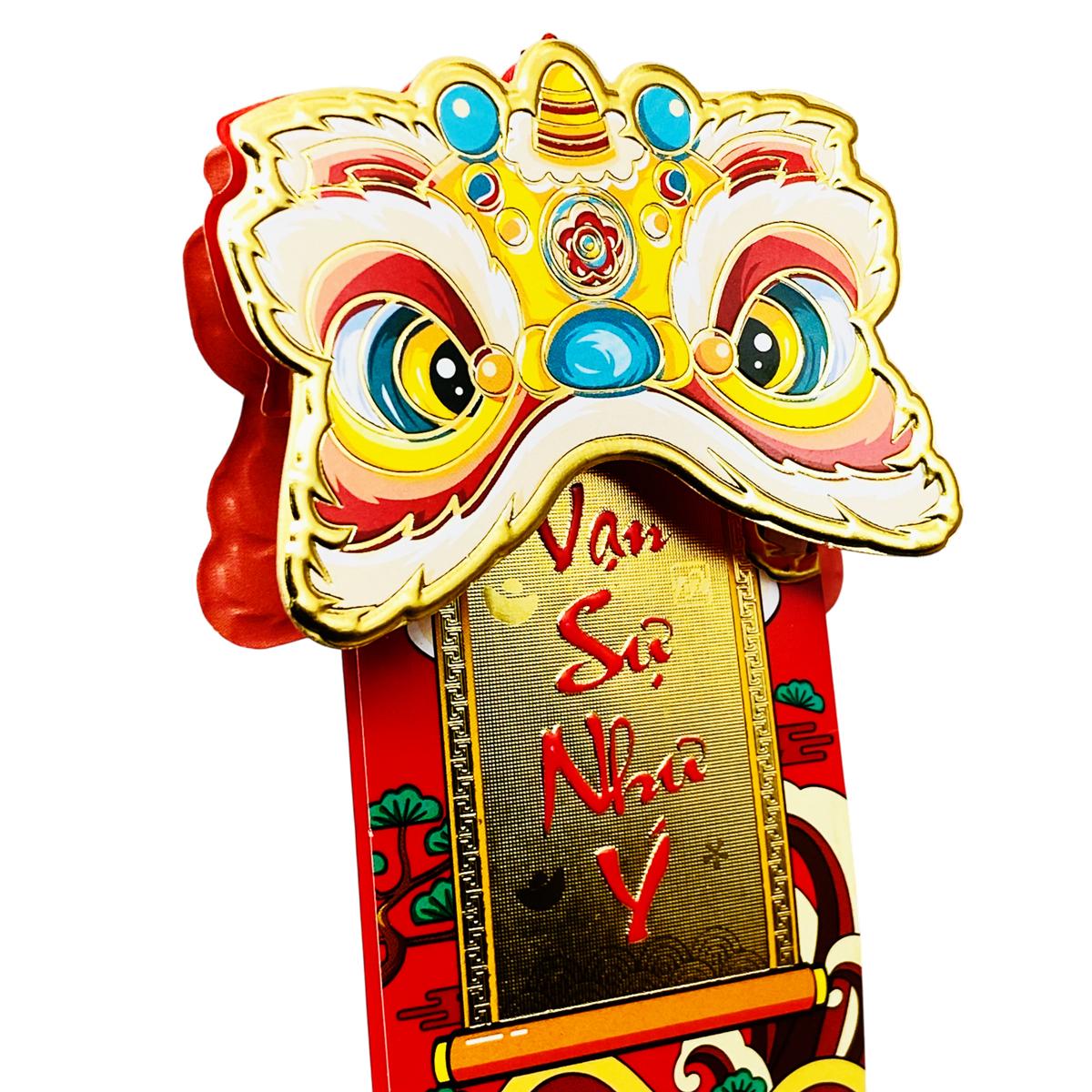 Bộ 6 Dây Treo Đầu Lân Trang Trí Tết - YD009