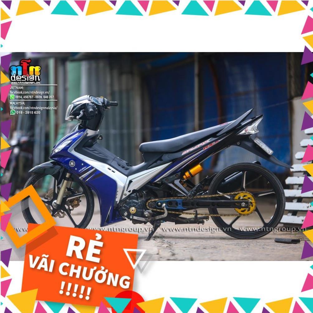Tem Rời Exciter 2009 Mẫu Spark Xanh Đen