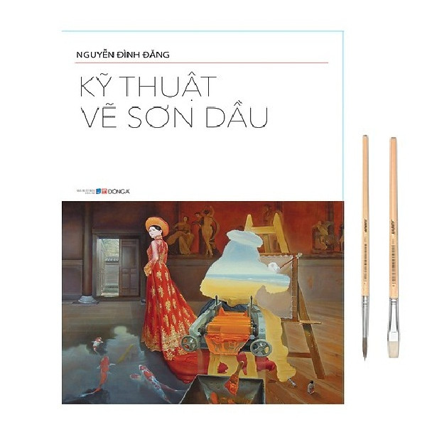 Kỹ Thuật Vẽ Sơn Dầu - Tặng Kèm Cọ Vẽ