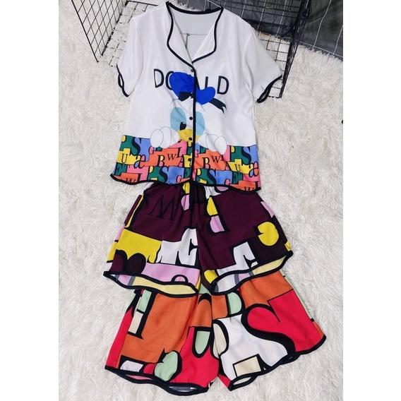 Bộ đùi PIJAMA lượn sóng, thiết kế lạ mắt siêu xinh