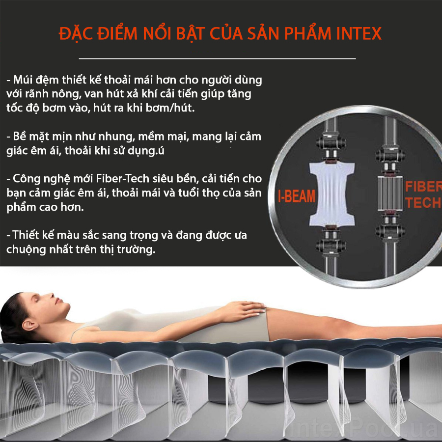 NỆM HƠI INTEX 64143