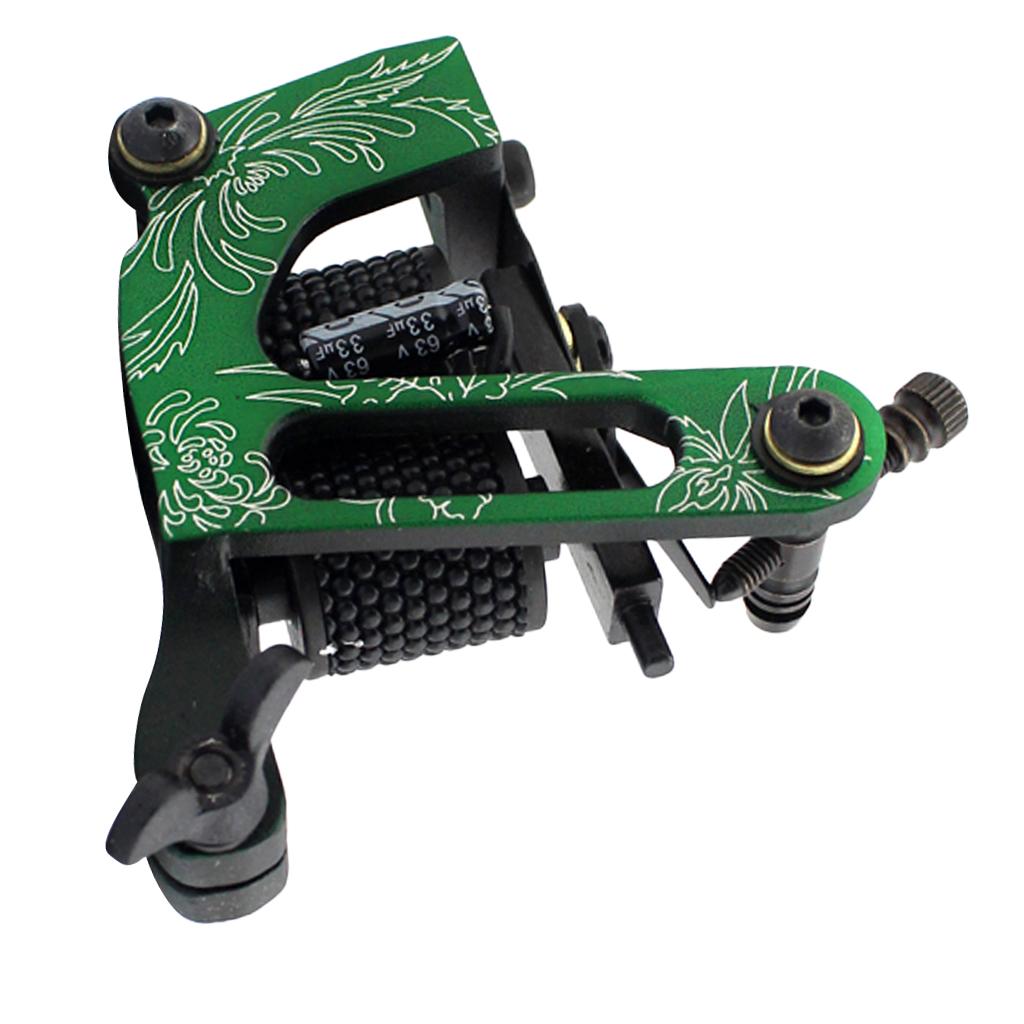 Aluminium Alloy 10 Wrap Coils Motor Tattoo Machine Gun for Liner Shader