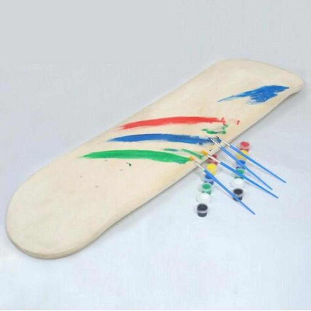 Skateboard   Wood   Skate   Deck   Board   Maple   Blank   Double   Concave