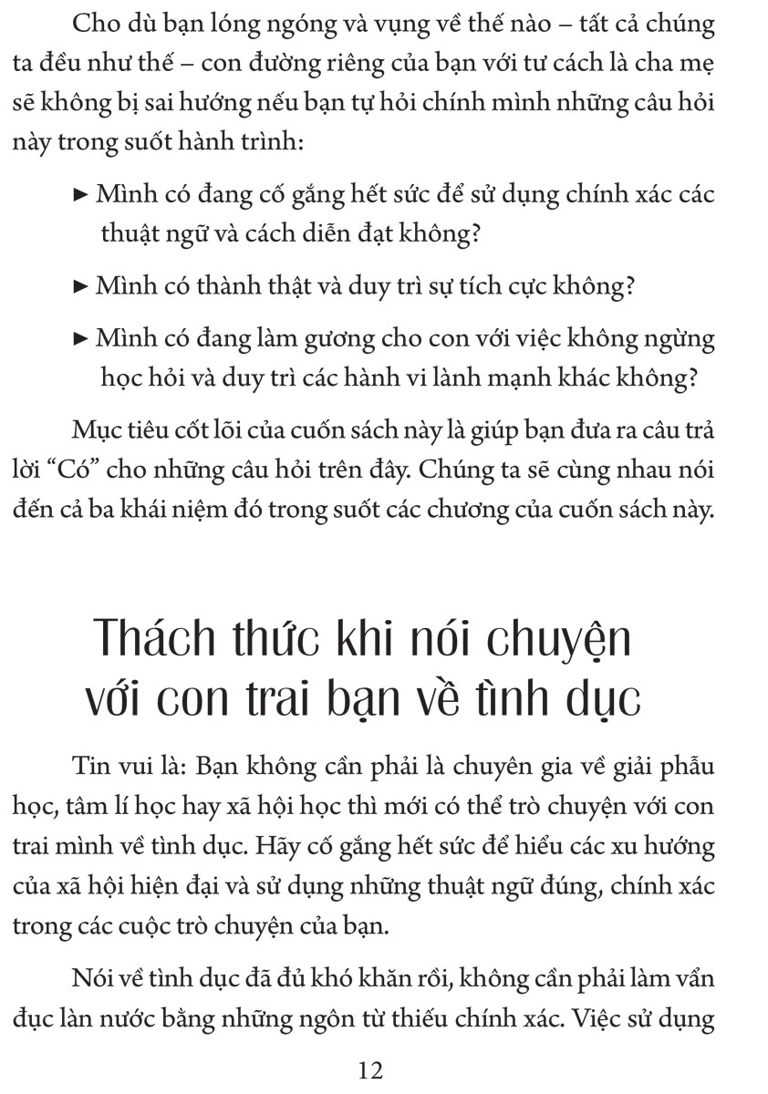 Giáo Dục Giới Tính Cho Con Trai - ML