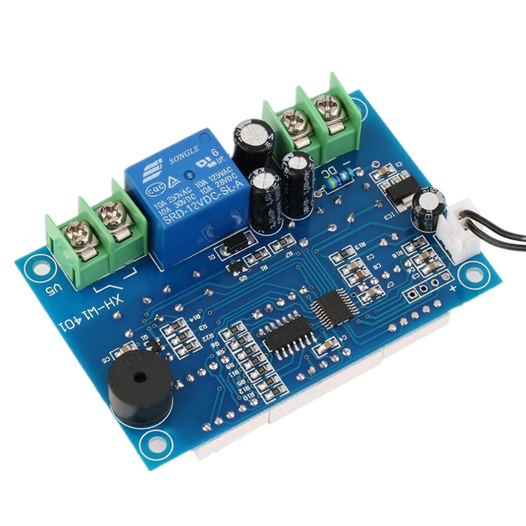 24V LED Thermostat Module Remote Temperature Sensor Relay Output -9-99°C