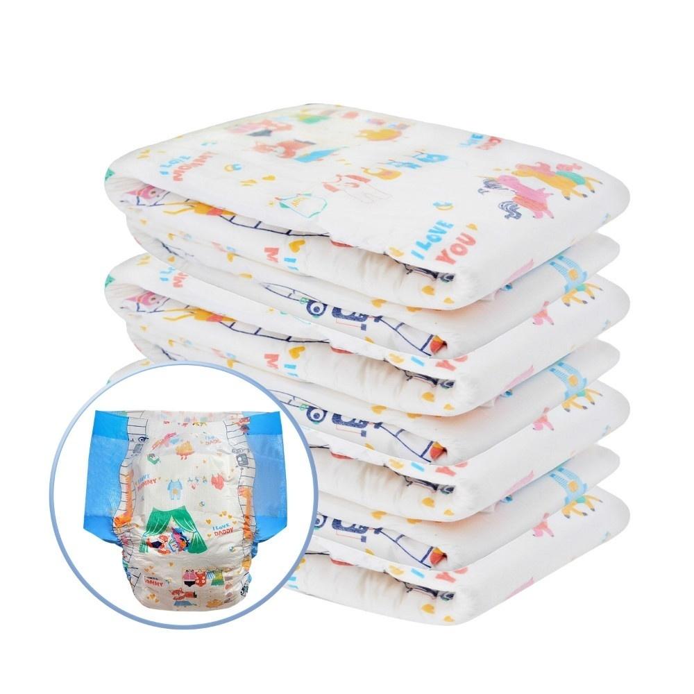 3 ABDL Miếng Tã Quần Tã Người Yêu In Hình Họa Tiết Lưng Thun Tã Ddlg Tã Cho Bé Khả Năng Hấp Thụ Cao 6000ML