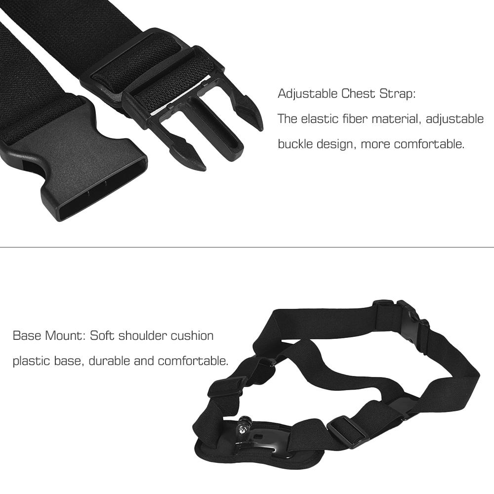 Adjustable Action Camera Single Shoulder Chest Strap Mount for GoPro hero 7/6/5/4 SJCAM /YI