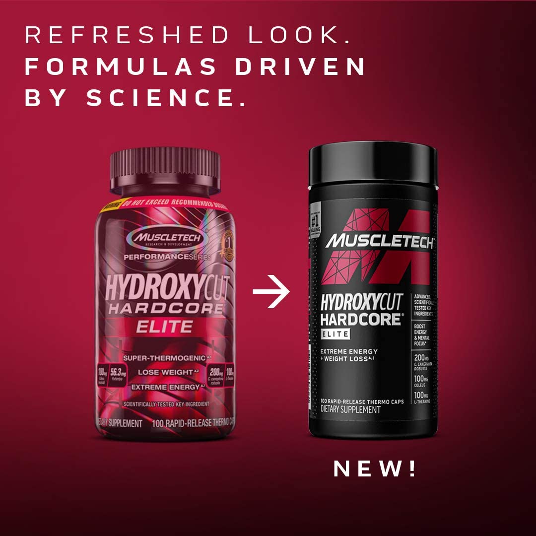 MuscleTech Hydroxycut Hardcore Elite (100 viên) - Hỗ Trợ Đốt Mỡ Hiệu Quả