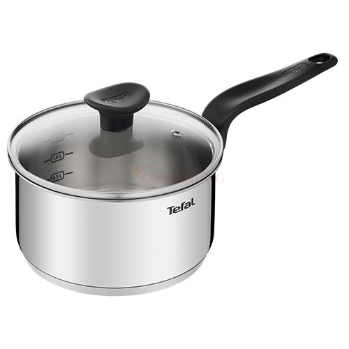 Nồi cán dài/quánh Inox Tefal Duetto Plus 16cm x 1.5L G7192836 - Hàng chính hãng