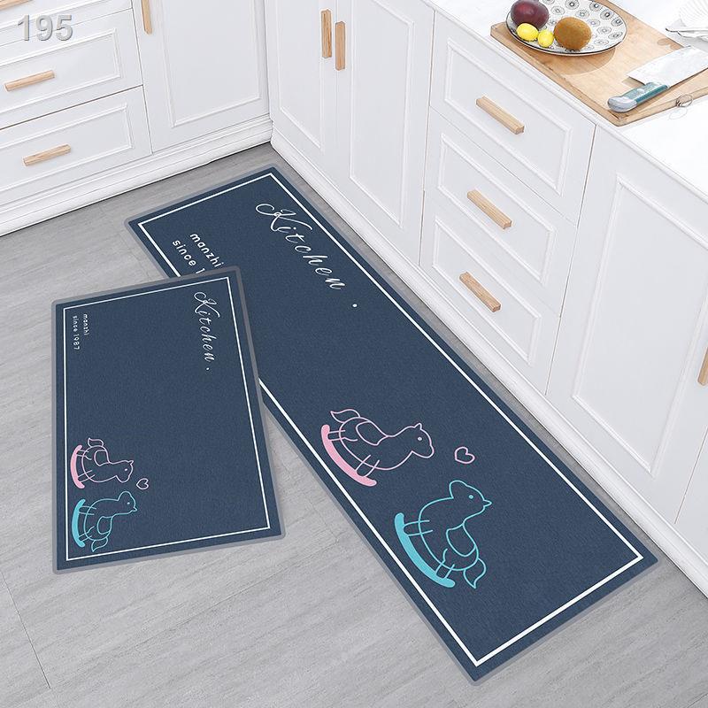 Thảm trải sàn nhà bếp, chống trơn, thấm dầu, nước và dầu gia dụng, lau bụi bẩn, phòng ngủ dài